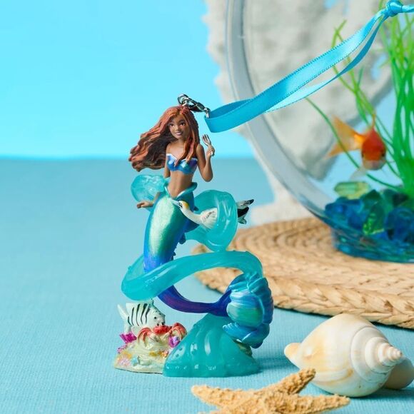 The Little Mermaid ARIEL Sketchbook Ornament Live Action Film Disney Decor NEW - Picture 2 of 5
